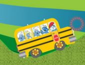 Smurfs Escola De Autocarro